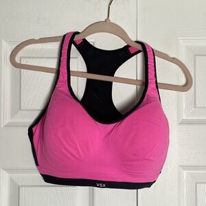 VS Sport Womens 36DDD Pink Full Coverage Wire Bra Supportive Band Run Workout